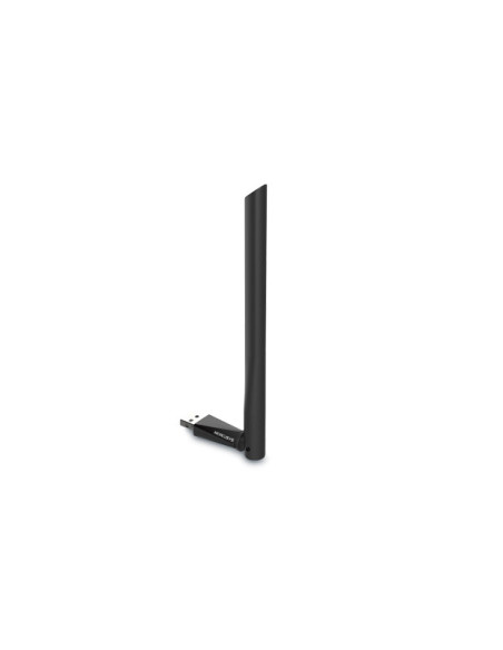 ADAPTOR RETEA MERCUSYS , extern wireless 2.4 GHz 5 GHz, USB 2.0, port, 650 Mbps, antena externa x 1, "MU6H"