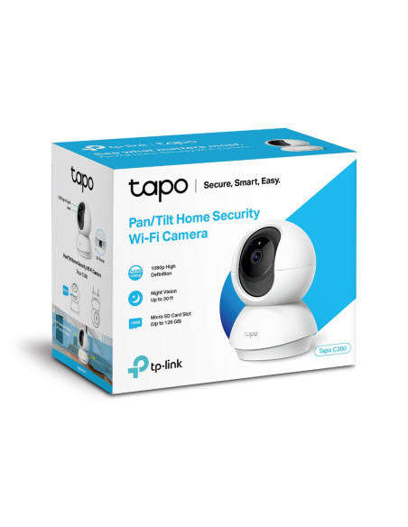 CAMERA IP TP-LINK, wireless, cube, pt. interior, dist. IR 9 m, tip lentila fixa 4 mm, 2 Mpx, microfon, carcasa plastic, slot SD