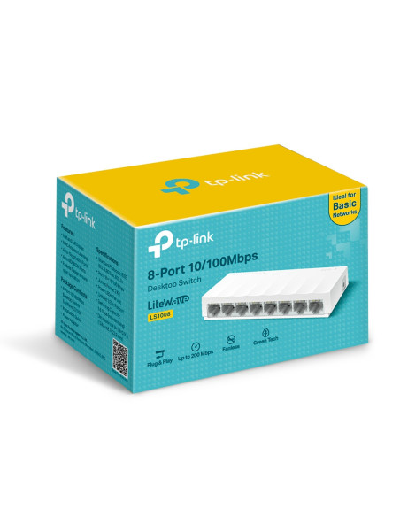 SWITCH TP-LINK 8 porturi 10/100 Mbps LiteWave "LS1008"