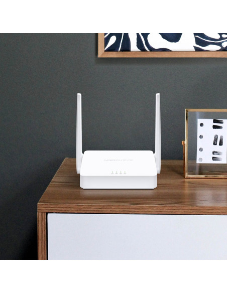 ROUTER MERCUSYS, wireless 300Mbps, 1 x WAN 10/100 Mbps, 2 porturi 10/100Mbps, 2 antene externe "MW302R"