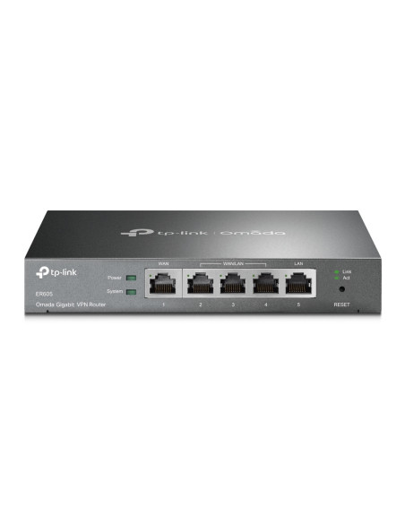 ROUTER TP-LINK wired Gigabit, 1 Gigabit WAN + 1 Gigabit LAN + 3 Changeable Gigabit WAN/LAN Ports , tehnologie VPN "ER605"