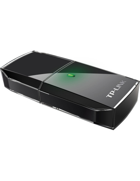 ADAPTOR RETEA TP-LINK AC600, extern wireless 2.4 GHz 5 GHz, USB 2.0, port, 433 Mbps, antena interna x 1, "Archer T2U"