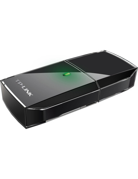 ADAPTOR RETEA TP-LINK AC600, extern wireless 2.4 GHz 5 GHz, USB 2.0, port, 433 Mbps, antena interna x 1, "Archer T2U"