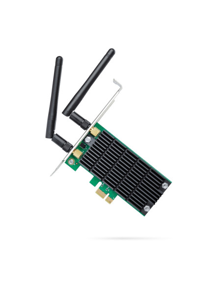 ADAPTOR RETEA TP-LINK AC1200, intern wireless 2.4 GHz 5 GHz, PCI-E, port, 1200 Mbps, antena externa x 2, "Archer T4E"