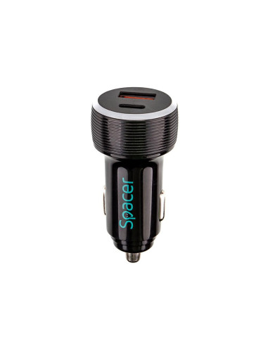 Televizoare SPACER Alim. auto Spacer USB-A&C...