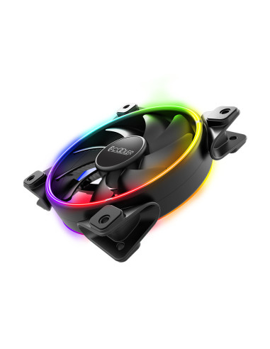 VENTILATOR PCCOOLER PC 120x120x25 mm, RGB LED,...