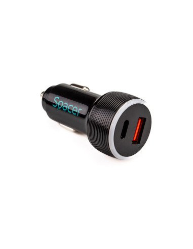 Televizoare SPACER Alim. auto Spacer USB-A&C...