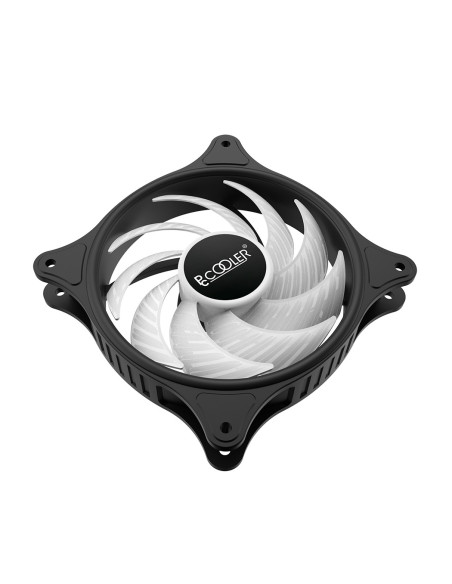 VENTILATOR PCCOOLER PC 120x120x25 mm, RGB LED fix, 3 PIN, Hydro Bearing, fixed LED RGB, 1 buc. in pachet "FX-120-3"