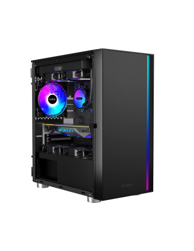 CARCASA PCCOOLER, Middle Tower, mATX, ITX, fara...