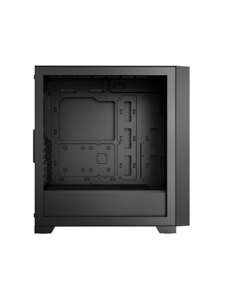CARCASA PCCOOLER, Middle Tower, ATX, fara sursa, sticla securizata, 3 ventilatoare incluse, iluminare ARGB, negru, USB 3.2 gen 2