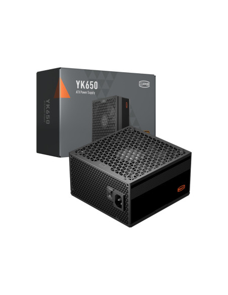 Sursa PCCooler "YK650", 650W, certificare 80 Plus Bronze, non-modular, fan 135mm, negru, "P5-YK650-B1F"