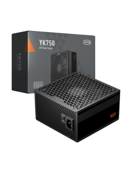 SURSA PCCooler "YK750", 750W, certificare 80 Plus Bronze, non-modular, fan 135mm, negru, "YK750"