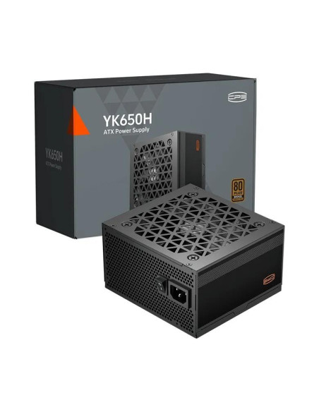 SURSA PCCooler "YK650H", 650W, certificare 80Plus Bronze, non-modular, PFC activ, Dc to DC, fan 120mm, negru, "P3-YK650H-B1H"