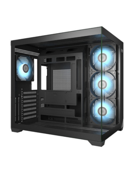 CARCASA PCCooler "C3 T700 ARGB", middle tower, gaming, fara sursa, suporta 10xfan, 4xfan inclus, USB Type-C x 1, USB 3.0 x 1, US