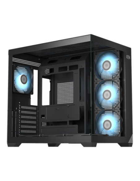 CARCASA PCCooler "C3 T700 ARGB", middle tower, gaming, fara sursa, suporta 10xfan, 4xfan inclus, USB Type-C x 1, USB 3.0 x 1, US