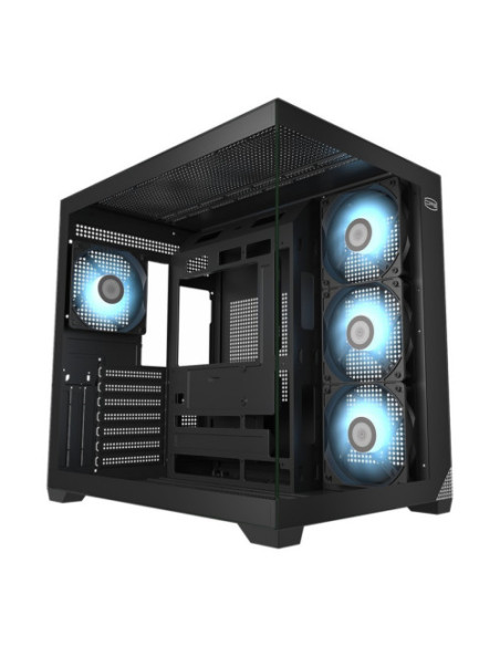CARCASA PCCooler "C3 T700 ARGB", middle tower, gaming, fara sursa, suporta 10xfan, 4xfan inclus, USB Type-C x 1, USB 3.0 x 1, US