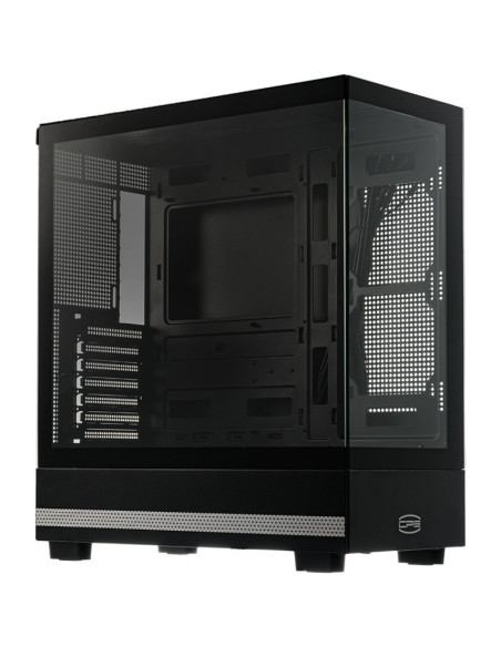 CARCASA PCCooler "C3 Q500", middle tower, gaming, fara sursa, suporta 7xfan, PSU shroud, USB Type-C x 1, USB 3.0 x 1, USB 2.0 x