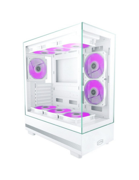 CARCASA PCCooler "C3 Q500", middle tower, gaming, fara sursa, suporta 7xfan, PSU shroud, USB Type-C x 1, USB 3.0 x 1, USB 2.0 x