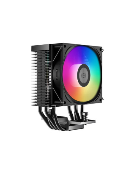 COOLER PCCooler "R400 ARGB" skt. universal, racire cu aer, vent. 92mm, 800 - 2200 RPM, 4 heatpipes, inaltime 133mm, iluminare RG