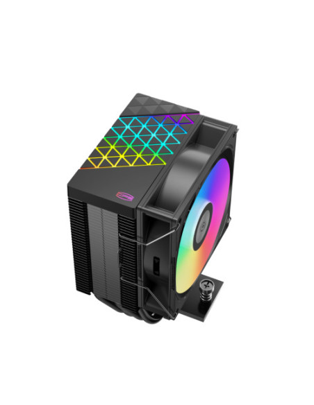 COOLER PCCooler "R400 ARGB" skt. universal, racire cu aer, vent. 92mm, 800 - 2200 RPM, 4 heatpipes, inaltime 133mm, iluminare RG