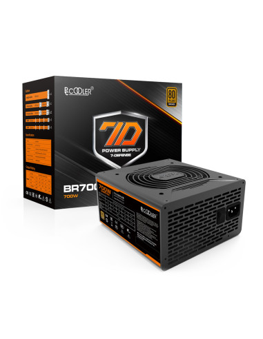 SURSA PCCOOLER 700W (real), fan 120mm PWM, 80...