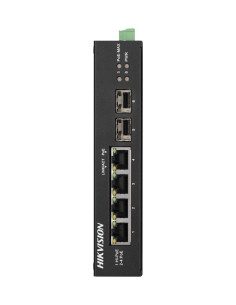 SWITCH Hikvision, Gigabit x 4, SFP x 2, carcasa metalica,...