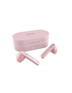 Casti audio AKAI Casti Akai BTE-J10P wireless, roz