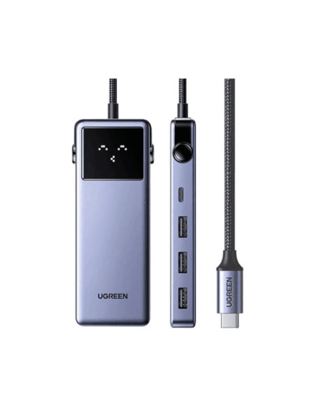 DOCKING Station Ugreen, "CM511" conectare PC USB Type-C, USB 3.0 x 3 HDMI x 1/4K/60Hz RJ-45 Gigabit x 1 USB Type C x 1 PD 100W,