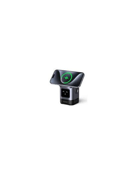 INCARCATOR wireless Ugreen Qi 15W, "W709" compatibilitate IPhone + AirPods, prindere magnetica, cablu Type-C la Type-C 1m inclus