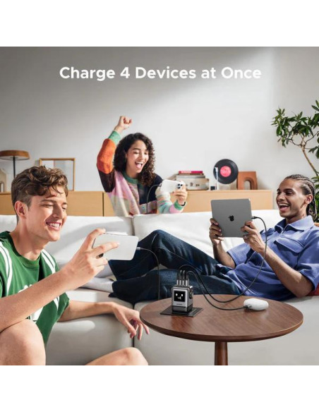 INCARCATOR retea Ugreen, Nexode "X688" Quick Charge 100W GaN, 3 x USB Type-C, 1 x USB, gri "45515B" - 6941876249787