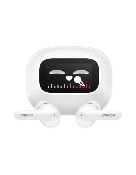 CASTI Ugreen, "CM123" HiTune T6 Magic TWS, 30 ore baterie, incarcare USB Type-C, Over Ear, bluetooth 5.4, alb "55137",