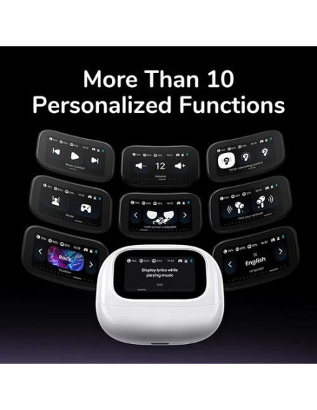 CASTI Ugreen, "CM123" HiTune T6 Magic TWS, 30 ore baterie, incarcare USB Type-C, Over Ear, bluetooth 5.4, alb "55137",