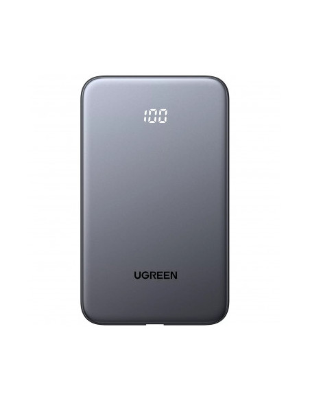 POWER BANK Ugreen "PB526", 10000mAh, 20W, 1 x USB, 1 x USB Type-C, 1 x USB Type-C integrat, gri, "75161B"