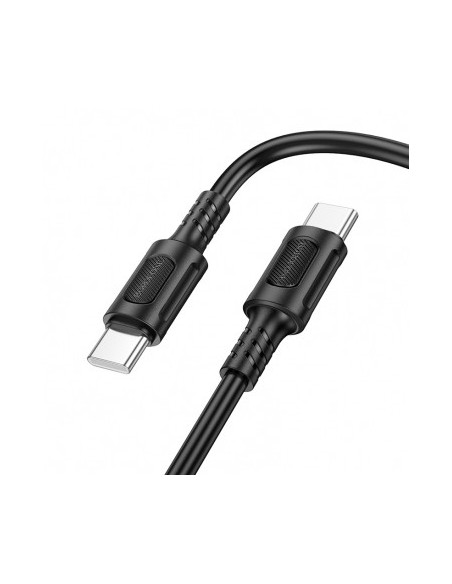 CABLU alimentare si date Borofone "BX111", Charging Data Cable pt. smartphone, USB Type-C la USB Type-C, 3A, 1m, negru "69419911