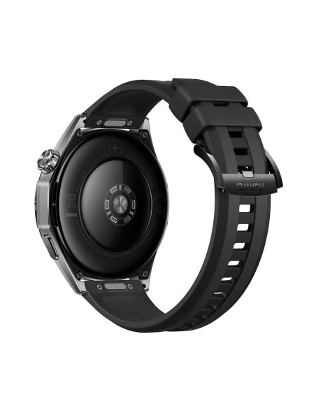 Smartwatch Watch GT 6, 41MM, Black Stainless Steel Case, Black Fluoroelastomer Strap "55020FTR"