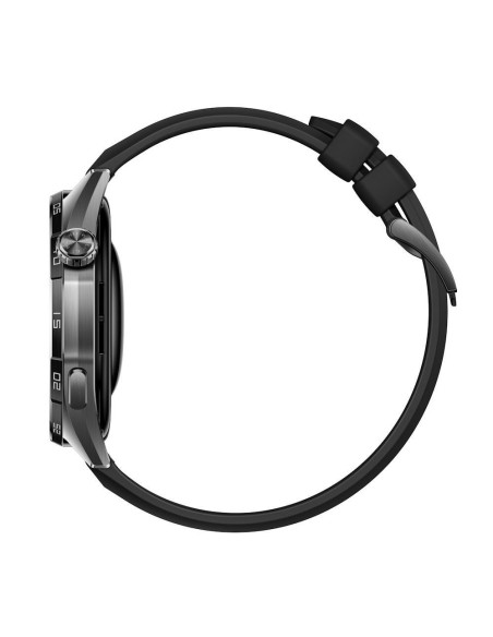 Smartwatch Watch GT 6, 41MM, Black Stainless Steel Case, Black Fluoroelastomer Strap "55020FTR"