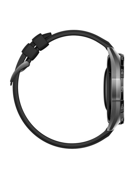 Smartwatch Watch GT 6, 41MM, Black Stainless Steel Case, Black Fluoroelastomer Strap "55020FTR"