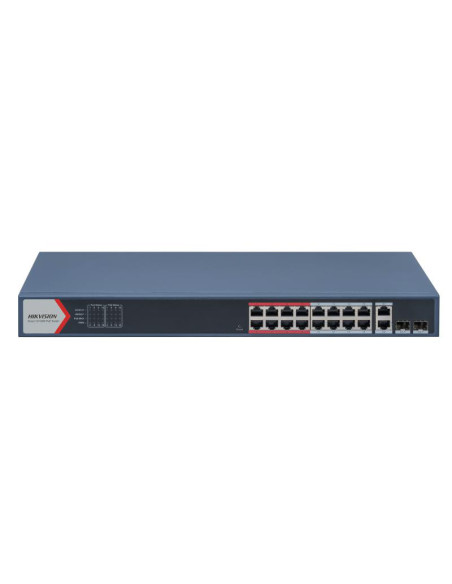 SWITCH 16PORTURI 2XGIGABIT 230W "DS-3E1318P-EI(B)"