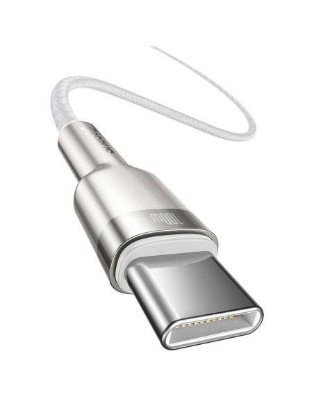 CABLU alimentare si date Baseus Cafule Metal, Fast Charging Data Cable pt. smartphone, USB Type-C la USB Type-C 100W, braided, 1