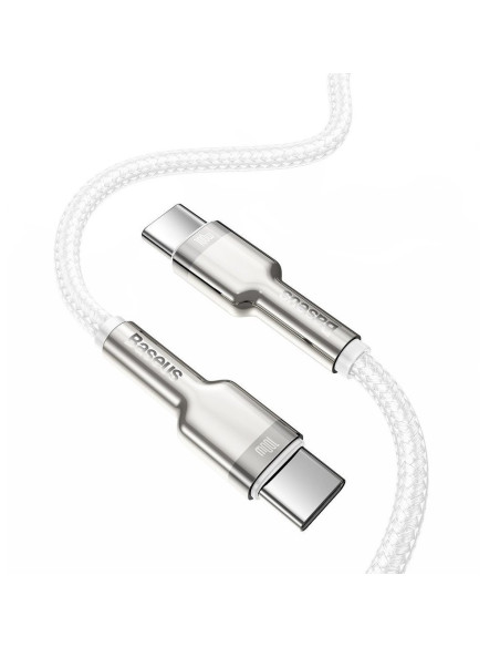 CABLU alimentare si date Baseus Cafule Metal, Fast Charging Data Cable pt. smartphone, USB Type-C la USB Type-C 100W, braided, 1