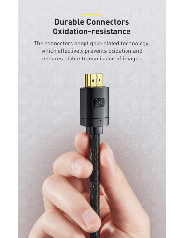 CABLU video Baseus High Definition, HDMI(T) la...