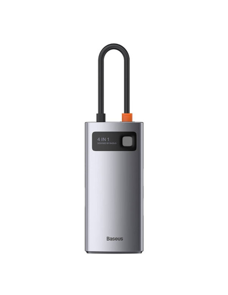 DOCKING Station Baseus Metal Gleam,conectare PC USB-C, USB 3.0x1 USB 2.0x1 USB Type C x 1 PD 100W 5V/9V/ 4.5V/20V 5A (Max) HDMI