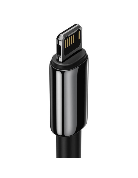 CABLU alimentare si date Baseus Tungsten Gold,Fast Charging Data Cable pt. smartphone,USB la Lightning 2.4A, braided,2m, reziste