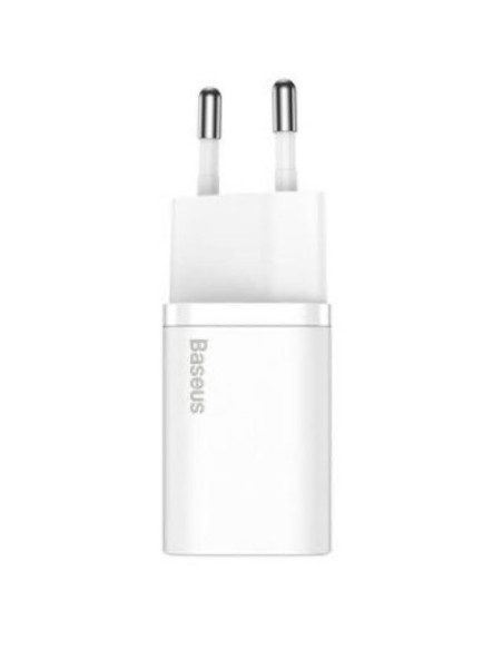 INCARCATOR retea Baseus Super Si, Quick Charge 30W, 1 x USB Type-C 5V/3A, alb "CCSUP-J02" - 6953156205079