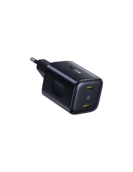 INCARCATOR retea Baseus PicoGo AN13, Quick Charge 45W, 2 x USB Type-C, negru "E0121F00" - 6953156211681