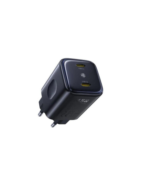 INCARCATOR retea Baseus PicoGo AN13, Quick Charge 45W, 2 x USB Type-C, negru "E0121F00" - 6953156211681