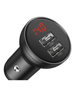 INCARCATOR AUTO Baseus Digital Display, 2 x USB Output...