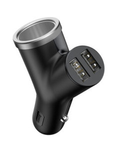 INCARCATOR auto Baseus Y type, Quick Charge 40W, 2 x USB...