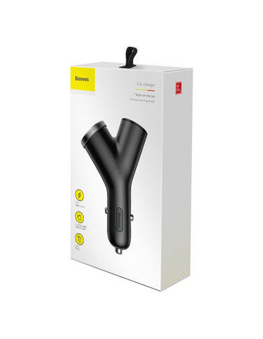 INCARCATOR auto Baseus Y type, Quick Charge...
