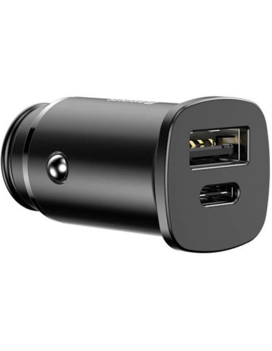 INCARCATOR auto Baseus Square metal, 1 x USB...